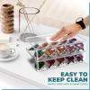 imageSorbus Sunglasses Organizer  Plastic Stackable Eyeglass Case Storage Organizer for Multiple Glasses  Reading Glasses3 Pack