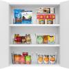 imageSorbus Clear Plastic Fridge Organizer Bins Versatile Kitchen Cabinet Food Pantry Bathroom Refrigerator Organization ampamp Storage Set of 10 Container Holders with Handles 4 Large 2 Medium 4 Small