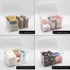 imageSorbus Durable Plastic Storage Bins with Lids Stackable Refrigerator Organizer Bins MultiPurpose ampamp Versatile Lightweight Pantry Organizer Perfect Cabinet Organizers and Storage for Kitchen 2 PackLarge