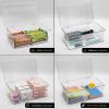 imageSorbus Durable Plastic Storage Bins with Lids Stackable Refrigerator Organizer Bins MultiPurpose ampamp Versatile Lightweight Pantry Organizer Perfect Cabinet Organizers and Storage for Kitchen 2 PackMedium