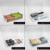 imageSorbus Durable Plastic Storage Bins with Lids Stackable Refrigerator Organizer Bins MultiPurpose ampamp Versatile Lightweight Pantry Organizer Perfect Cabinet Organizers and Storage for Kitchen 2 PackSmall