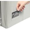 imageSorbus Jumbo Storage Bins with Metal Frame  Oxford Fabric Storage Containers with Large Clear Window ampamp Carry Handles  Stackable ampamp Foldable Clothes Organizer Bags for Bedding Linen Clothing ampamp MoreGray