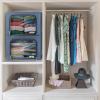 imageSorbus Jumbo Storage Bins with Metal Frame  Oxford Fabric Storage Containers with Large Clear Window ampamp Carry Handles  Stackable ampamp Foldable Clothes Organizer Bags for Bedding Linen Clothing ampamp MoreBlue