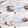 imageSorbus Pull Out Fridge Drawer Organizer for 06 Inch Thick Shelf Adjustable Plastic Bathroom Organizer 1217 Inches Refrigerator Storage Bin Kitchen ampamp Bathroom Storage 2 Pack1 Pack