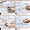 imageSorbus Pull Out Fridge Drawer Organizer for 06 Inch Thick Shelf Adjustable Plastic Bathroom Organizer 1217 Inches Refrigerator Storage Bin Kitchen ampamp Bathroom Storage 2 Pack2 Pack
