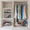 imageSorbus Storage Bins with Metal Frame  Stackable ampamp Foldable Clothes Organizer Bags  Oxford Fabric Storage Containers with Large Clear Window ampamp Carry Handles Bedroom Organization for Bedding ampamp LinenBeige