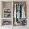 imageSorbus Storage Bins with Metal Frame  Stackable ampamp Foldable Clothes Organizer Bags  Oxford Fabric Storage Containers with Large Clear Window ampamp Carry Handles Bedroom Organization for Bedding ampamp LinenBeige