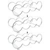 imageSorbus 3Tier Stackable Wine Rack  Round Classic Style Wine Racks for Bottles  Perfect for Bar Wine Cellar Basement Cabinet Pantry etc  Hold 12 Bottles Metal Round SilverRound Silver