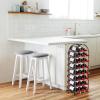 imageSorbus Freestanding Wine Rack  Elegant and Unique Bordeaux Chateau Style Floor Wine Stand for 23 Wine Bottle Storage Champagne Metal Wine Bottle Holder Stands for Kitchen Home Bar Mini Wine Bar