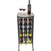 imageSorbus Wine Rack Stand Bordeaux Chateau Style with Glass Table Top  Holds 18 Bottles of Your Favorite Wine  Elegant Looking French Style Wine Rack to Compliment Any Space Wine Stand  18 BottlesWine Stand  18 Bottles