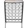 imageSorbus Wine Rack Stand Bordeaux Chateau Style with Glass Table Top  Holds 18 Bottles of Your Favorite Wine  Elegant Looking French Style Wine Rack to Compliment Any Space Wine Stand  18 BottlesWine Stand  30 Bottles