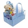 imageSorbus Baby Diaper Caddy Organizer  Nursery Essentials Storage Bin for Diapers Wipes ampamp Toys Newborn ampamp Infant Portable Car Travel Storage Bag Changing Table Organizer Gift BlueBlue