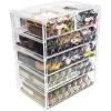 imageSorbus Acrylic Makeup Organizer  Organization and Storage Case for Cosmetics Make Up ampamp Jewelry  Big Clear Makeup Organizer for Vanity Bathroom College Dorm Closet Desk 4 Large 2 Small DrawersDiamond