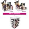 imageSorbus Acrylic Makeup Organizer  Organization and Storage Case for Cosmetics Make Up ampamp Jewelry  Big Clear Makeup Organizer for Vanity Bathroom College Dorm Closet Desk 4 Large 2 Small DrawersClear