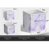 imageSorbus Collapsible Storage Bins  11quot Sturdy Foldable Fabric Storage Cubes with Handle  4 TieDye Purple Organization and Storage Baskets for Organizing Pantry Closet Nursery Dorm Toy StorageTieDye Purple