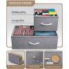 imageSorbus Dresser with 8 Drawers  Chest Organizer Unit with Steel Frame Wood Top ampamp Handle Easy Pull Fabric Bins for Clothes  Large Storage Furniture for Bedroom Hallway Living Room Nursery ampamp ClosetWhite