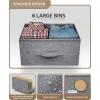 imageSorbus Dresser with 8 Drawers  Chest Organizer Unit with Steel Frame Wood Top ampamp Handle Easy Pull Fabric Bins for Clothes  Large Storage Furniture for Bedroom Hallway Living Room Nursery ampamp ClosetBlack