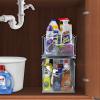 imageSorbus Cabinet Organizer Set Mesh Storage Organizer with Pull Out DrawersIdeal for Countertop Cabinet Pantry Under the Sink Desktop and More Silver TwoPiece SetSilver