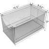 imageSorbus Cabinet Organizer Set Mesh Storage Organizer with Pull Out DrawersIdeal for Countertop Cabinet Pantry Under the Sink Desktop and More Silver TwoPiece SetSilver
