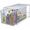 imageSorbus Cabinet Organizer Set Mesh Storage Organizer with Pull Out DrawersIdeal for Countertop Cabinet Pantry Under the Sink Desktop and More Silver TwoPiece SetSilver