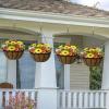 imageSorbus 4 Pack Metal Hanging Planter Basket Huge 12 Inch Hanging Flower Pot Basket ampamp Coco Coir Liner for IndoorOutdoor Garden Dcor Perfect for Home Garden Patio Deck Black