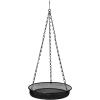 imageSorbus Bird Feeder Hanging Tray Seed Tray for Bird Feeders Great for Attracting Birds Outdoors Backyard Garden Black