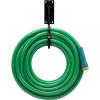 imageSorbus Garden Hose Holder Hook Wall Mounted Hose Reel Water Hose Storage Hanger Great for Garden Lawn Yard Wrought Iron Black