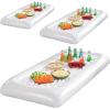 imageSorbus White Inflatable Drinks ampamp Food Serving Bar with Drain Plug 3 Salad Bars