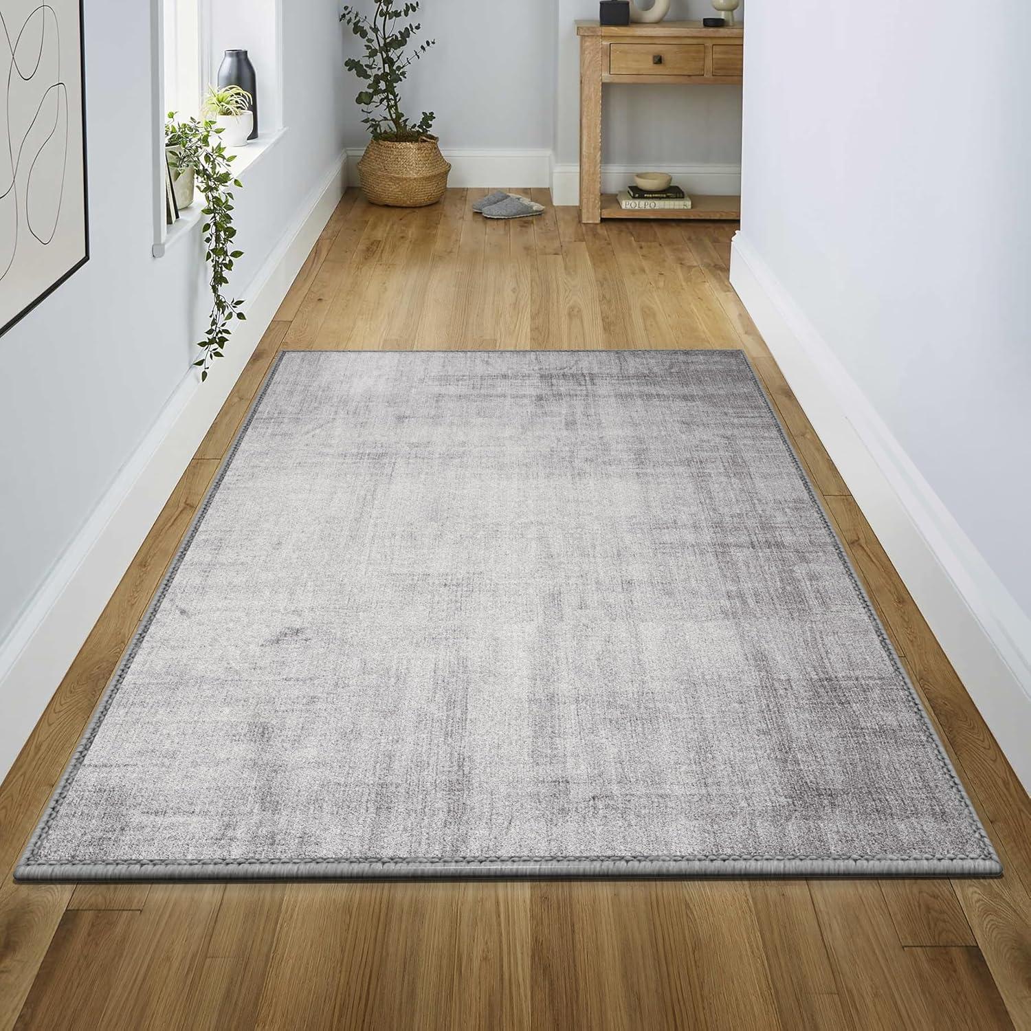 imageSorbus 2x3 Welcome Mat Rug for Entryway Machine Washable NonSlip Vintage Rug  Low Pile NonShedding Indoor Rugs for Living Room Kitchen Bedroom  Soft Carpet Throw Rugs with Rubber BackingLines