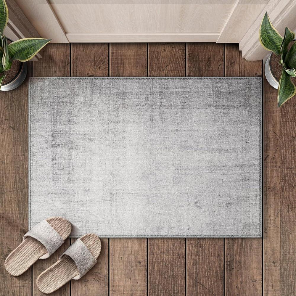 imageSorbus 2x3 Welcome Mat Rug for Entryway Machine Washable NonSlip Vintage Rug  Low Pile NonShedding Indoor Rugs for Living Room Kitchen Bedroom  Soft Carpet Throw Rugs with Rubber BackingLines