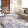 imageSorbus 2x3 Welcome Mat Rug for Entryway Machine Washable NonSlip Vintage Rug  Low Pile NonShedding Indoor Rugs for Living Room Kitchen Bedroom  Soft Carpet Throw Rugs with Rubber BackingDrift