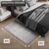 imageSorbus 2x3 Welcome Mat Rug for Entryway Machine Washable NonSlip Vintage Rug  Low Pile NonShedding Indoor Rugs for Living Room Kitchen Bedroom  Soft Carpet Throw Rugs with Rubber BackingLines