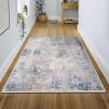 imageSorbus 2x3 Welcome Mat Rug for Entryway Machine Washable NonSlip Vintage Rug  Low Pile NonShedding Indoor Rugs for Living Room Kitchen Bedroom  Soft Carpet Throw Rugs with Rubber BackingDrift