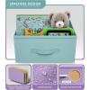 imageSorbus Fabric Dresser for Kids Bedroom  Chest of 6 Drawers Tall Storage Tower Clothing Organizer for Closet for Playroom for Nursery Steel Frame Fabric Bins  Wood Handle MultiPastelPastel