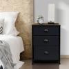 imageSorbus Fabric Dresser for Kids Bedroom  Chest of 6 Drawers Tall Storage Tower Clothing Organizer for Closet for Playroom for Nursery Steel Frame Fabric Bins  Wood Handle WhiteWood Top  Black