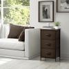 imageSorbus Fabric Dresser for Kids Bedroom  Chest of 6 Drawers Tall Storage Tower Clothing Organizer for Closet for Playroom for Nursery Steel Frame Fabric Bins  Wood Handle WhiteBrown