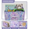 imageSorbus Nightstand with 2 Drawers  Kids Bedside Furniture End Table Night Stand  Steel Frame Wood Top ampamp Easy Pull Fabric Bins  Dresser ampamp Chest for Home Bedroom Accessories Office ampamp Dorm 2 PackPurple Tiedye