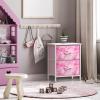 imageSorbus Nightstand with 2 Drawers  Kids Bedside Furniture End Table Night Stand  Steel Frame Wood Top ampamp Easy Pull Fabric Bins  Dresser ampamp Chest for Home Bedroom Accessories Office ampamp Dorm 2 PackPink Tiedye
