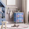 imageSorbus Nightstand with 2 Drawers  Kids Bedside Furniture End Table Night Stand  Steel Frame Wood Top ampamp Easy Pull Fabric Bins  Dresser ampamp Chest for Home Bedroom Accessories Office ampamp Dorm 2 PackBlue Tiedye