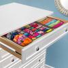 imageSorbus Set of 4 Foldable Drawer Dividers Storage Boxes Closet Organizers Under Bed Organizer BlackBlack