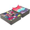 imageSorbus Set of 4 Foldable Drawer Dividers Storage Boxes Closet Organizers Under Bed Organizer BlackGray