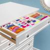 imageSorbus Set of 4 Foldable Drawer Dividers Storage Boxes Closet Organizers Under Bed Organizer BlackWhite