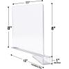 imageSorbus 4 Acrylic Shelf Dividers for Shelves Great Organizer for Clothes Linens Purse Separators Versatile for Closets Kitchen Cabinets Bedroom 4Pack2 Pack