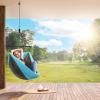 imageSorbus Hanging Hammock Chair  Tree Pod Sensory Swing  Outdoor Camping Cacoon Chair  Collapsible and Lightweight Swings  Swinging Rocker Chairs for Camp Travel Hiking Tent Porch 500 lb Max