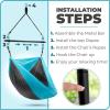 imageSorbus Hanging Hammock Chair  Tree Pod Sensory Swing  Outdoor Camping Cacoon Chair  Collapsible and Lightweight Swings  Swinging Rocker Chairs for Camp Travel Hiking Tent Porch 500 lb Max
