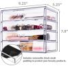 imageSorbus Makeup Organizer  4 Drawer Acrylic Make Up Organizers and Storage for Cosmetics Jewelry Beauty Supplies Clear Makeup Organizer for Vanity Girls Room College Dorm Counter BathroomSinksClear