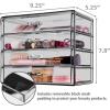 imageSorbus Makeup Organizer  4 Drawer Acrylic Make Up Organizers and Storage for Cosmetics Jewelry Beauty Supplies Clear Makeup Organizer for Vanity Girls Room College Dorm Counter BathroomSinksDark Black