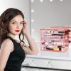 imageSorbus Makeup Organizer  4 Drawer Acrylic Make Up Organizers and Storage for Cosmetics Jewelry Beauty Supplies Clear Makeup Organizer for Vanity Girls Room College Dorm Counter BathroomSinksPink