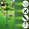 imageSorbus Metal Bird Feeding Station  7ft Tall Pole with 4 Ground Stake Prongs ampamp Hangers Bird Bath Mesh Food Tray for Wild Birds ampamp Garden Decor2Prong Stake