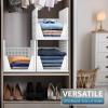 imageSorbus Shelf Organizer  Closet Shelf Organizer for Clothes Closet Bathroom Kitchen Garage  Plastic Stackable Shelf Organizer Baskets  Open Front Design Under Shelf Organizer3 XL